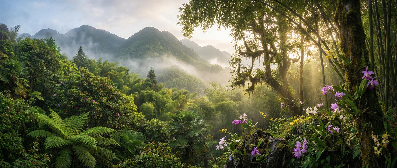 搜同网 - 峨眉山植物视频全景